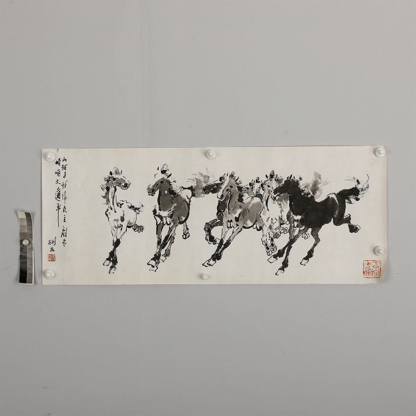 沈彬如(1915～2008)八骏图 - 艺是 - 西泠拍卖唯一线