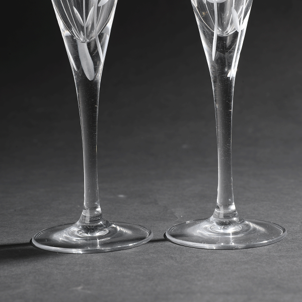 23021 英国著名水晶品牌格莱尼格斯gleneagles crystal水晶香槟杯一对